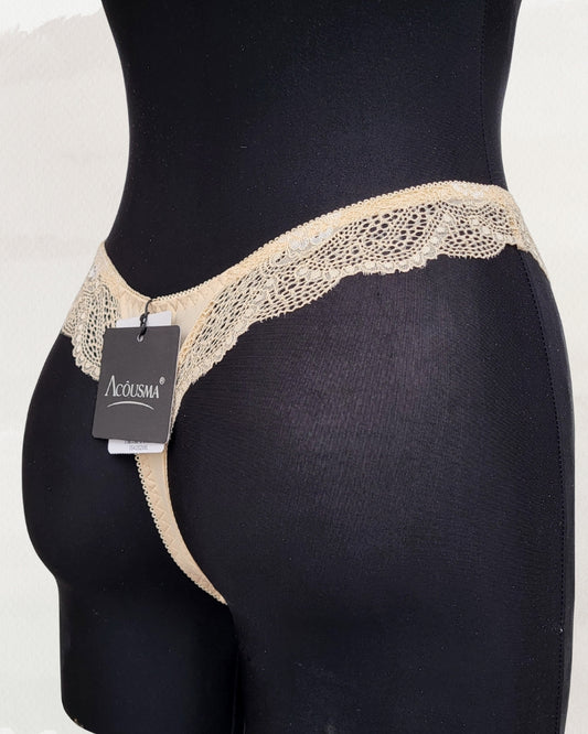 Acousma apatinis trikotažas kūno spalvos kelnaitės