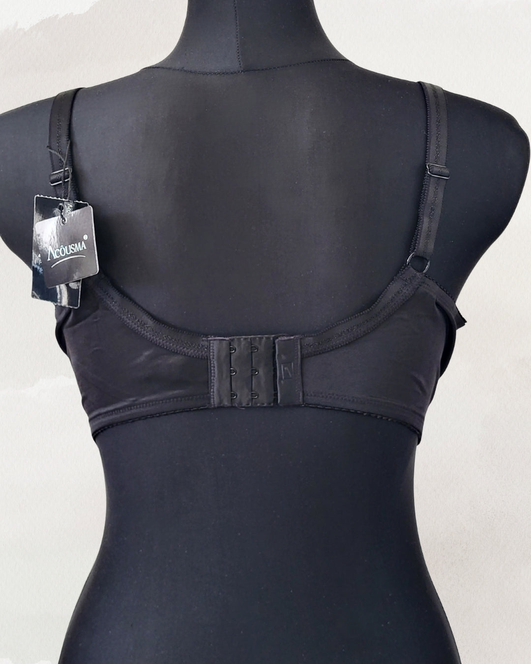 Acousma apatinis trkotažas liemenėlė juodos spalvos