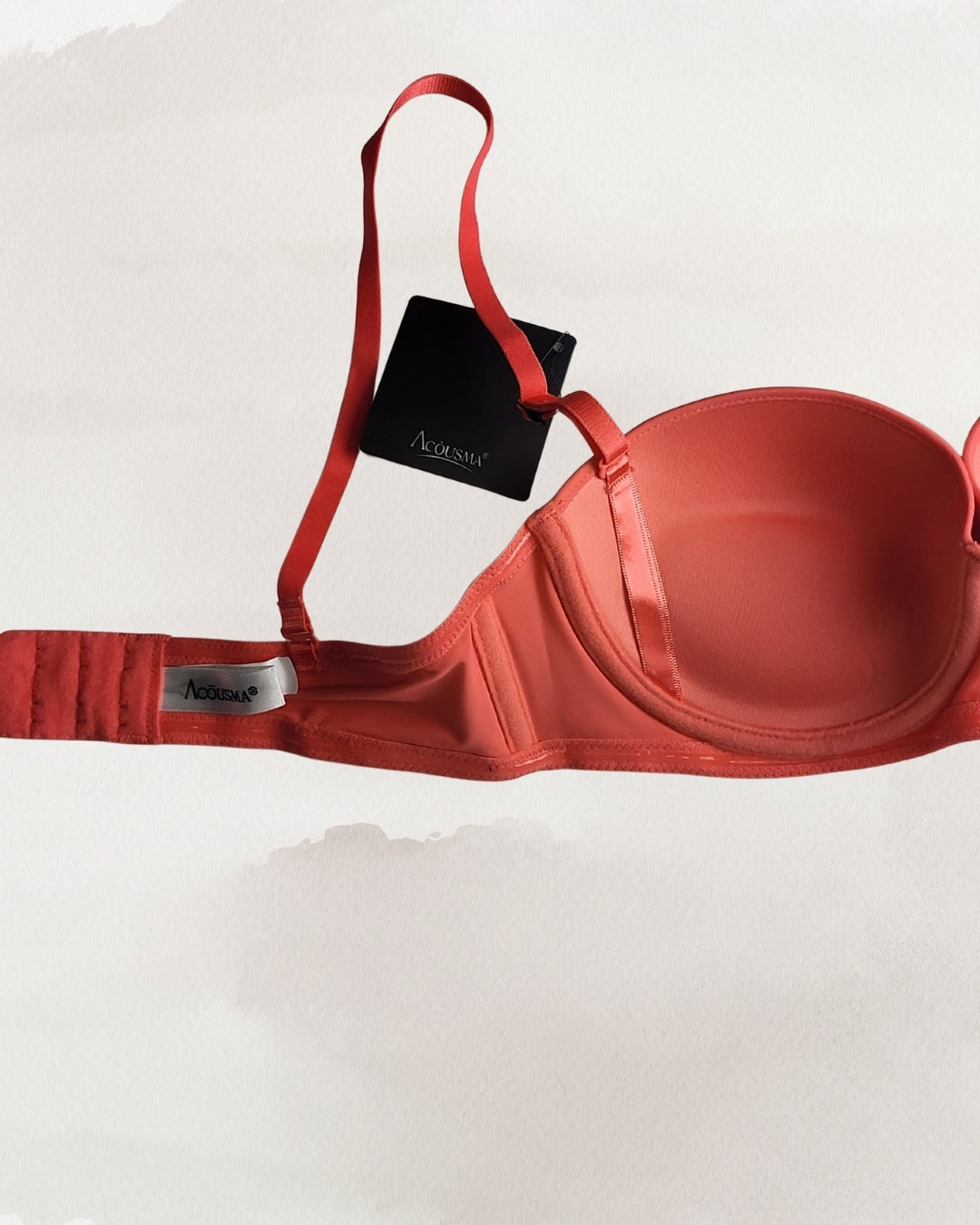 Acousma liemenėlė su push-up raudona vidaus vaizdas