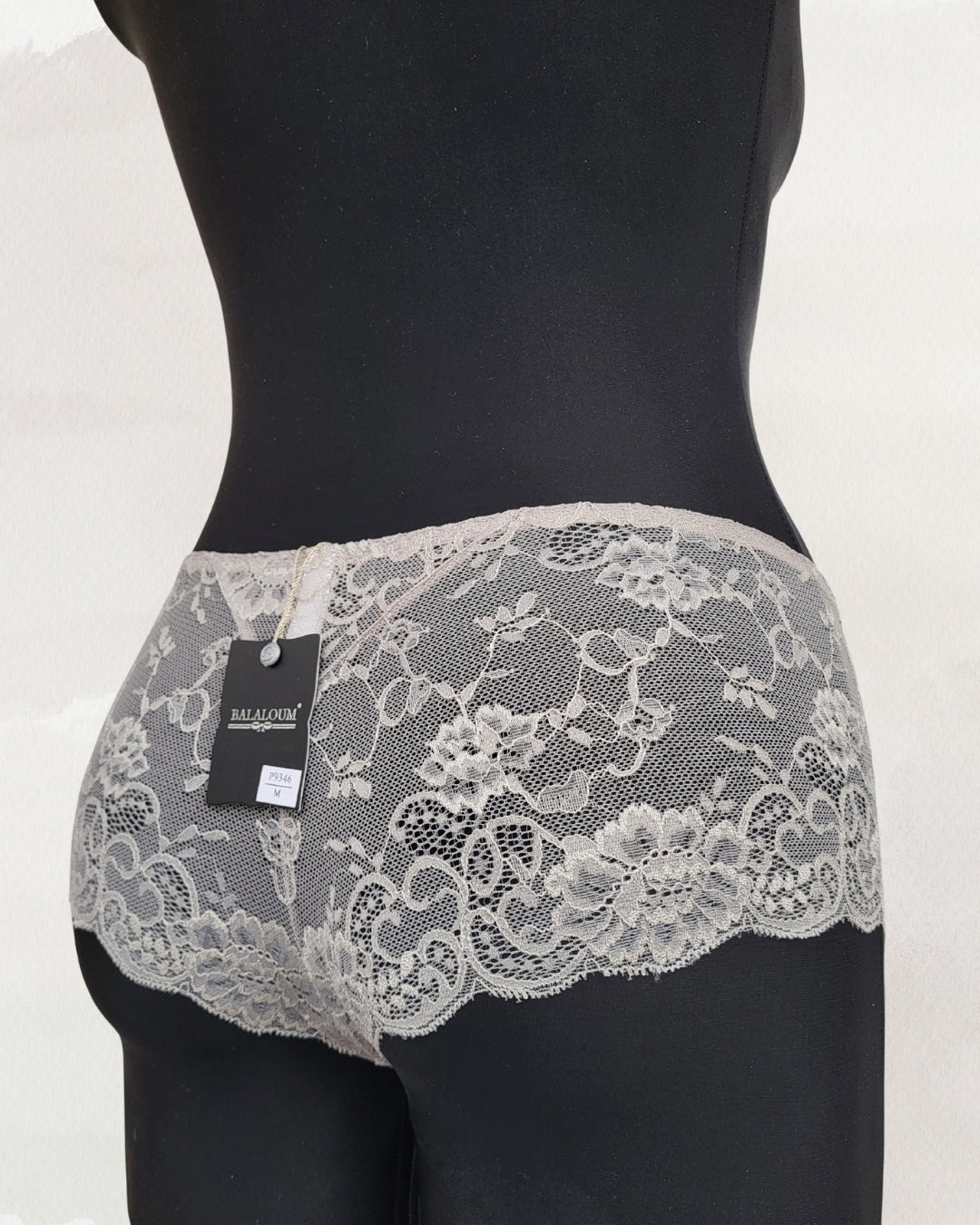 Balaloum apatinis trikotažas pilkos spalvos kelnaitės