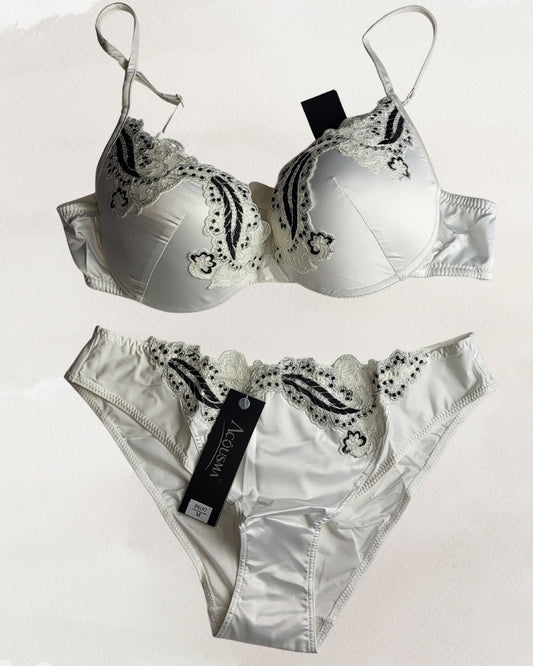 Acousma apatinio trikotažo komplektas baltas