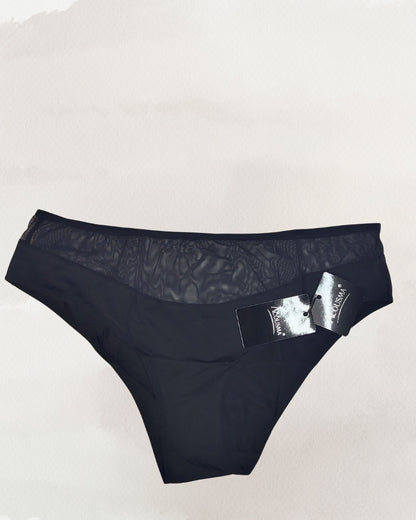 Acousma apatinis trikotažas juodos spalvos kelnaitės