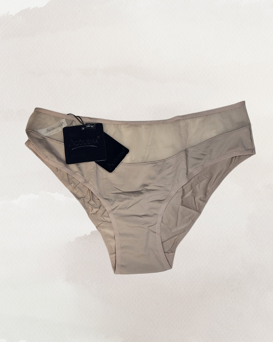 Acousma apatinis trikotažas pudros tono spalvos kelnaitės