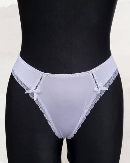 Acousma apatinis trikotažas baltos spalvos kelnaitės