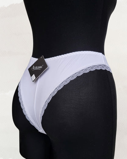 Acousma apatinis trikotažas baltos spalvos kelnaitės