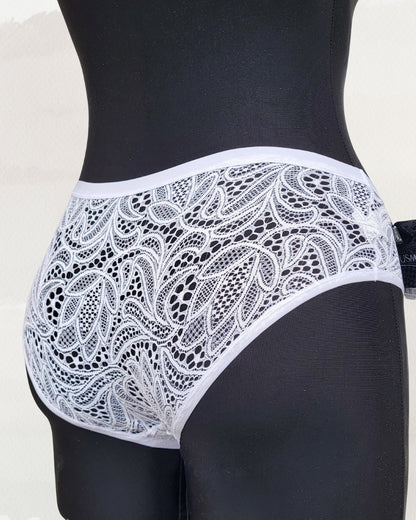 Acousma apatinis trikotažas baltos spalvos kelnaitės