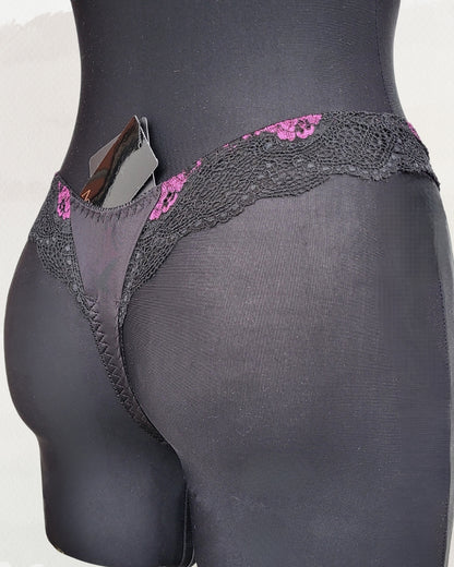 Acousma apatinis trikotažas juodos spalvos kelnaitės