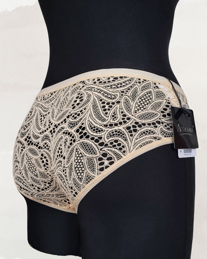 Acousma apatinis trikotažas kūno spalvos kelnaitės