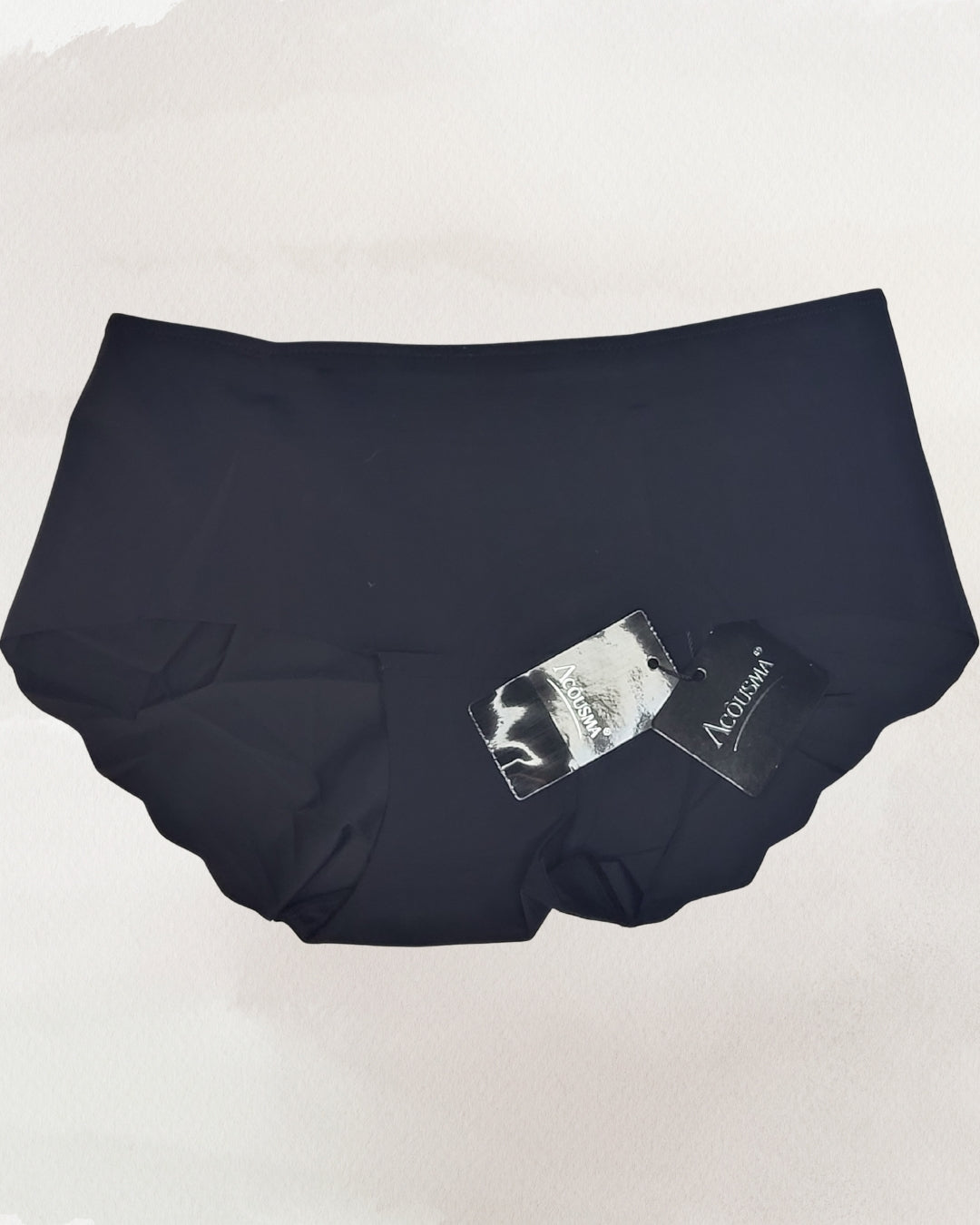 Acousma apatinis trikotažas juodos spalvos kelnaitės