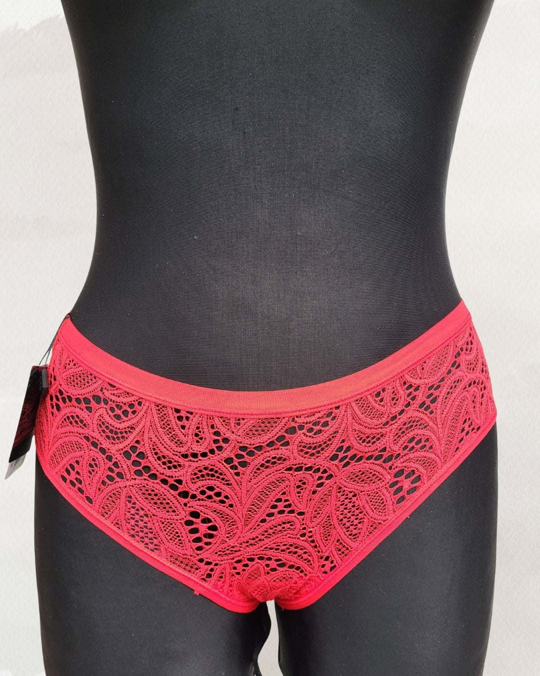 Acousma apatinis trikotažas raudonos spalvos kelnaitės