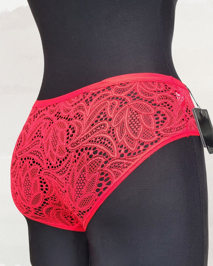 Acousma apatinis trikotažas raudonos spalvos kelnaitės