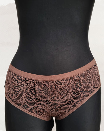 Acousma apatinis trikotažas rudos spalvos kelnaitės