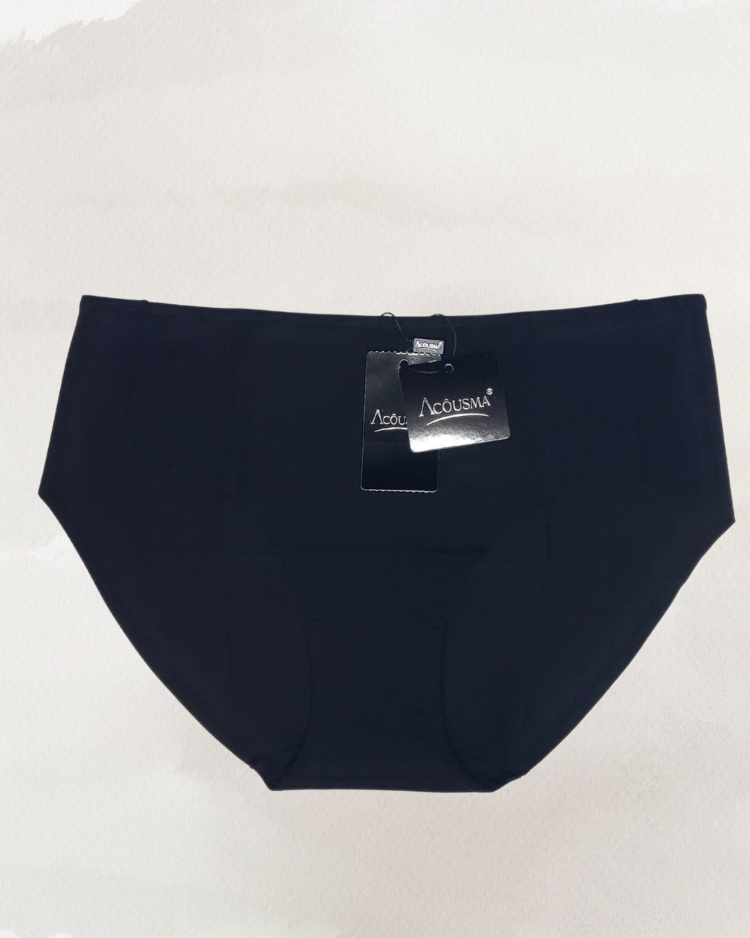 Acousma lazeriu kirptos kelnaitės šortukai juodos spalvos