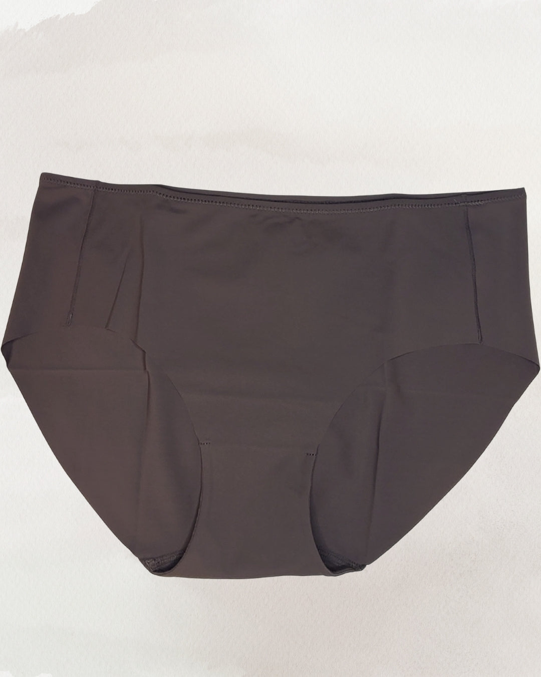 Acousma lazeriu kirptos kelnaitės šortukai rudos spalvos