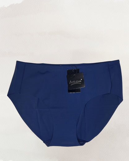 Acousma lazeriu kirptos kelnaitės šortukai mėlynos spalvos