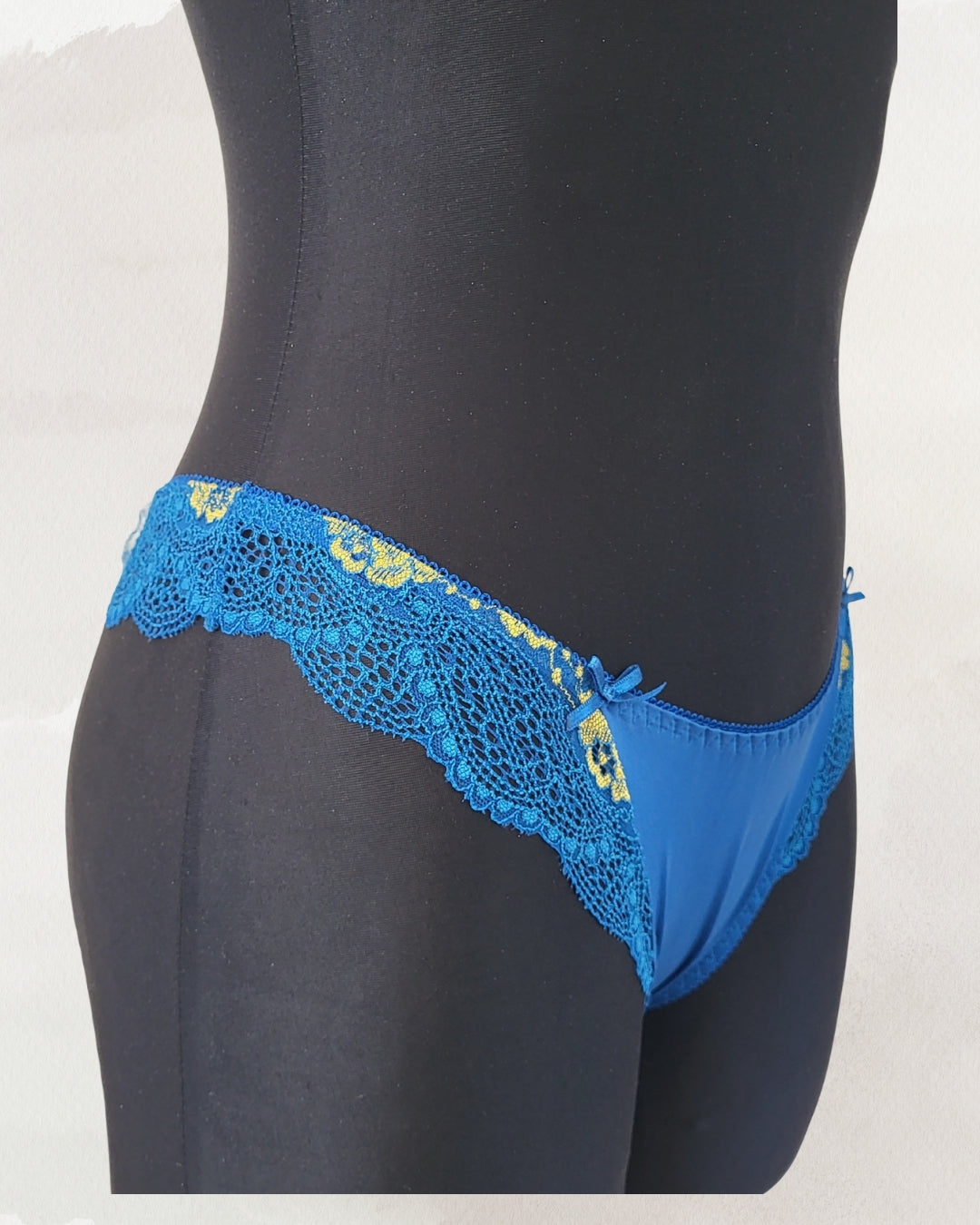 Acousma apatinis trikotažas mėlynos spalvos kelnaitės