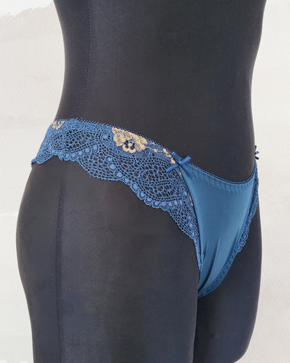 Acousma apatinis trikotažas tamsiai mėlynos spalvos kelnaitės