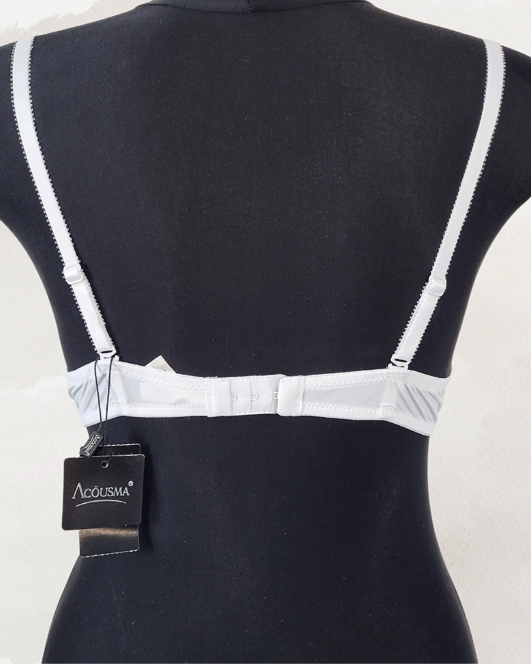 Acousma apatinis trkotažas liemenėlė baltos spalvos 