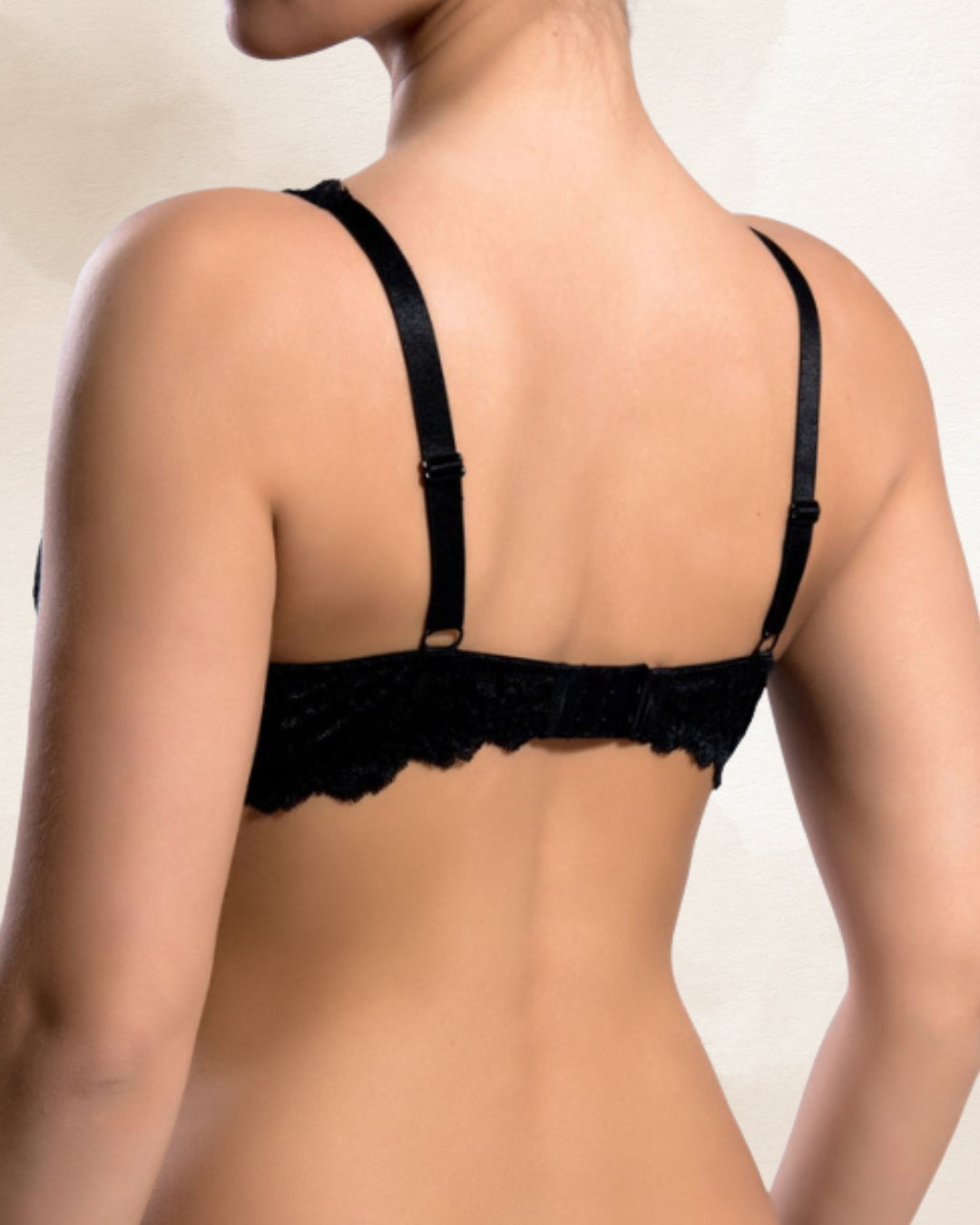 Acousma apatinis trkotažas liemenėlės juodos spalvos