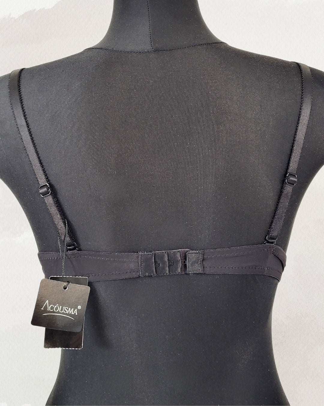 Acousma apatinis trkotažas liemenėlė juodos spalvos 