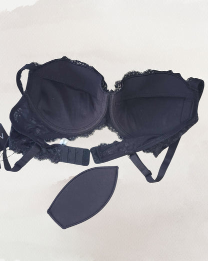 Acousma apatinis trkotažas liemenėlė juodos spalvos