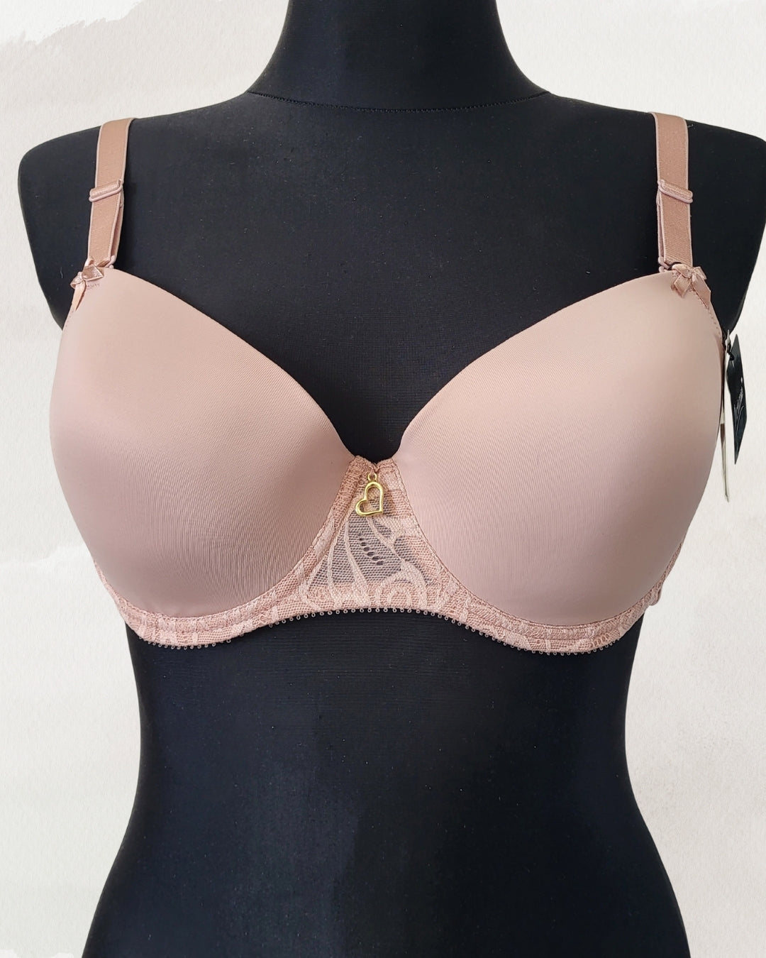 Acousma apatinis trkotažas liemenėlė pudros spalvos 