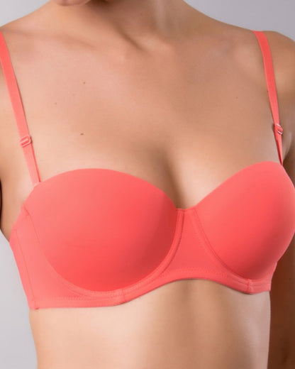  Acousma  liemenėlė su push-up raudona 