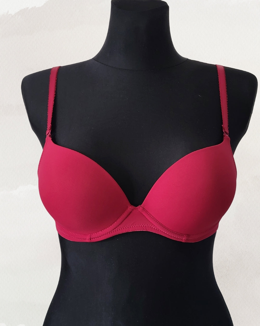 Acousma apatinis trkotažas liemenėlė tamsiai raudonos spalvos 