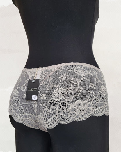 Balaloum apatinis trikotažas pilkos spalvos kelnaitės