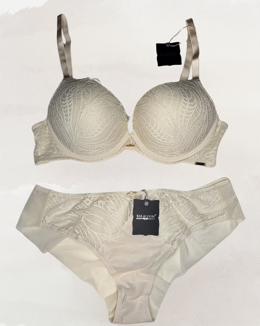 Balaloum komplektas baltas push up