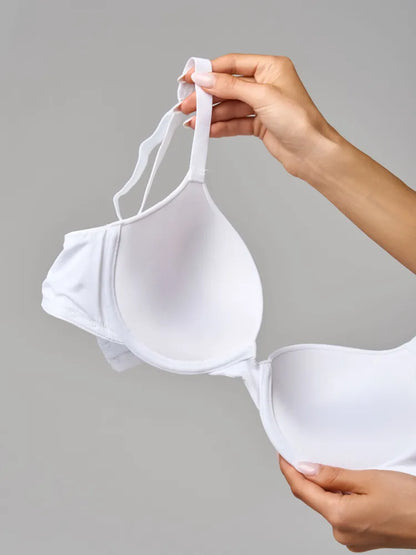 Balaloum apatinis trkotažas liemenėlė baltos spalvos 