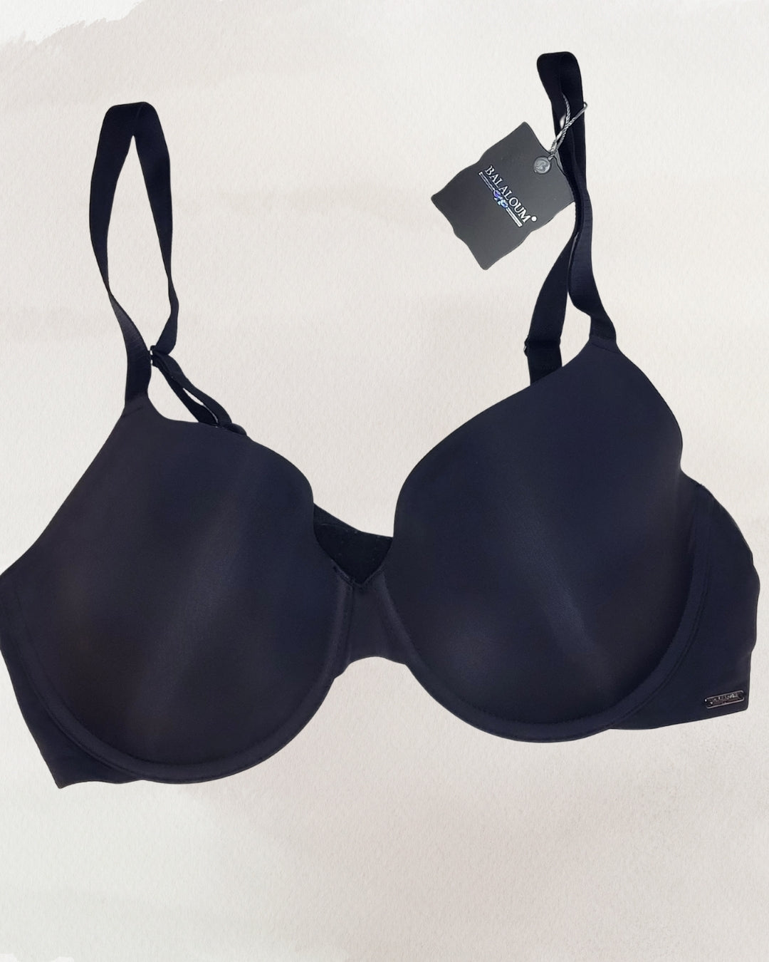 Balaloum apatinis trkotažas liemenėlė juodos  spalvos 