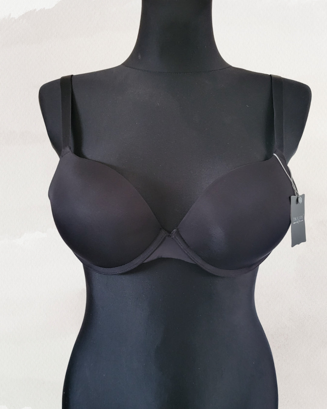 Balaloum apatinis trkotažas liemenėlė juodos spalvos 