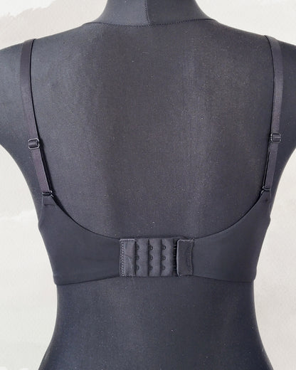 Balaloum apatinis trkotažas liemenėlė juodos spalvos 