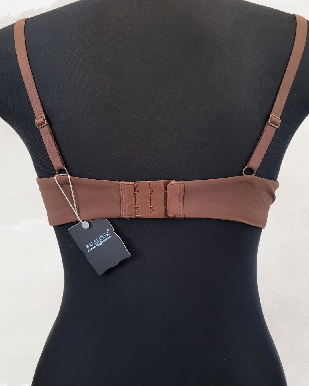 Balaloum apatinis trkotažas liemenėlė rudos spalvos